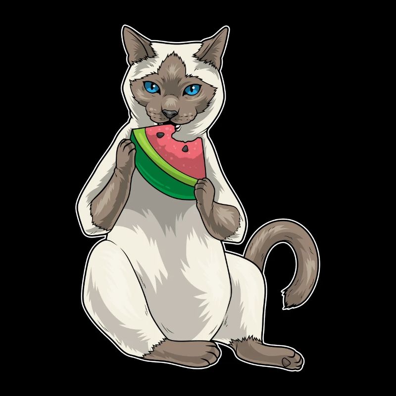 Chat siamois Pastèque