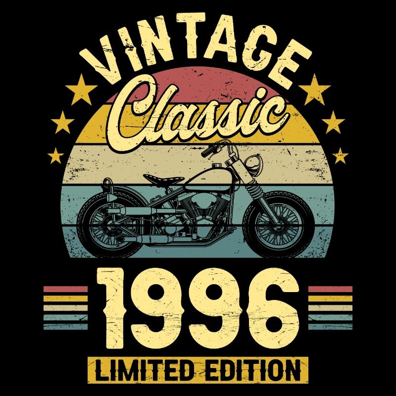 1996 Biker 30. Geburtstag Mann