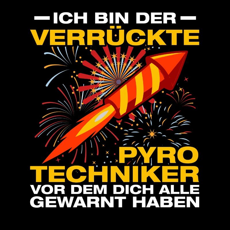Feu d’artifice pyrotechnique fou
