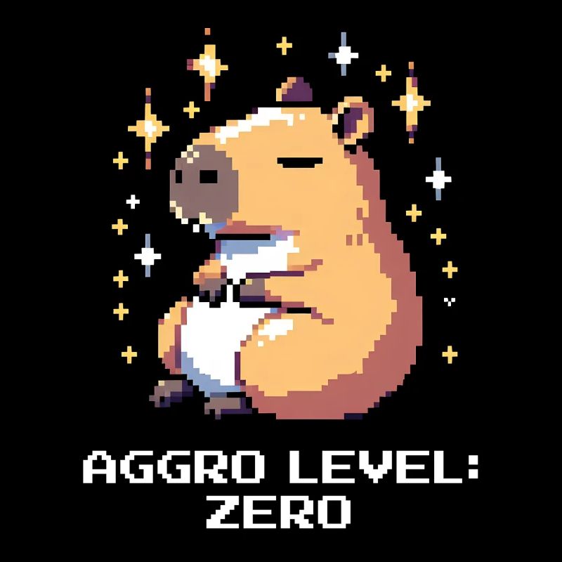 Niveau Aggro : Zéro | Capybara et paix