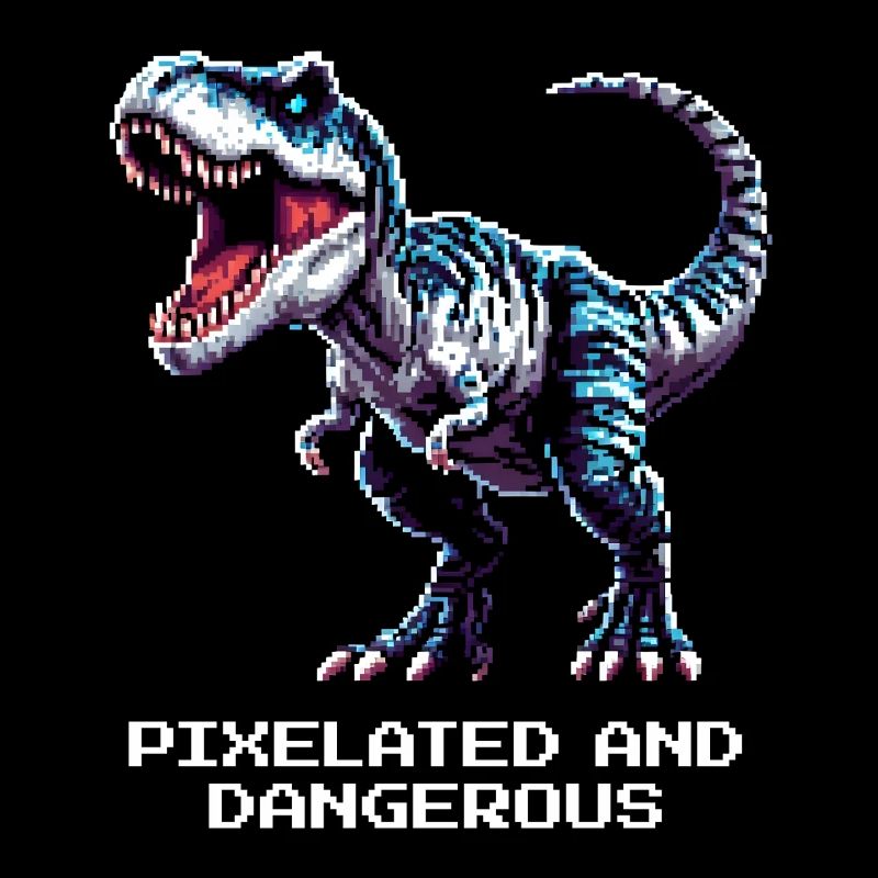 Pixélisé et dangereux | Dinosaure