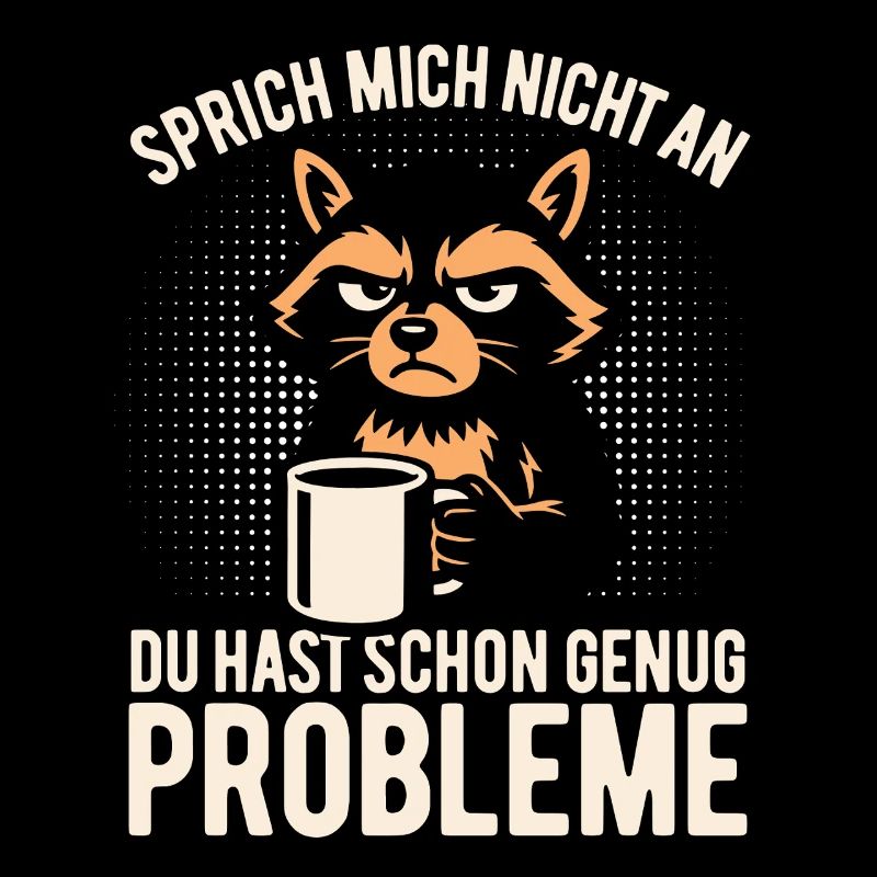Sprich mich nicht an - Faultier Kaffee
