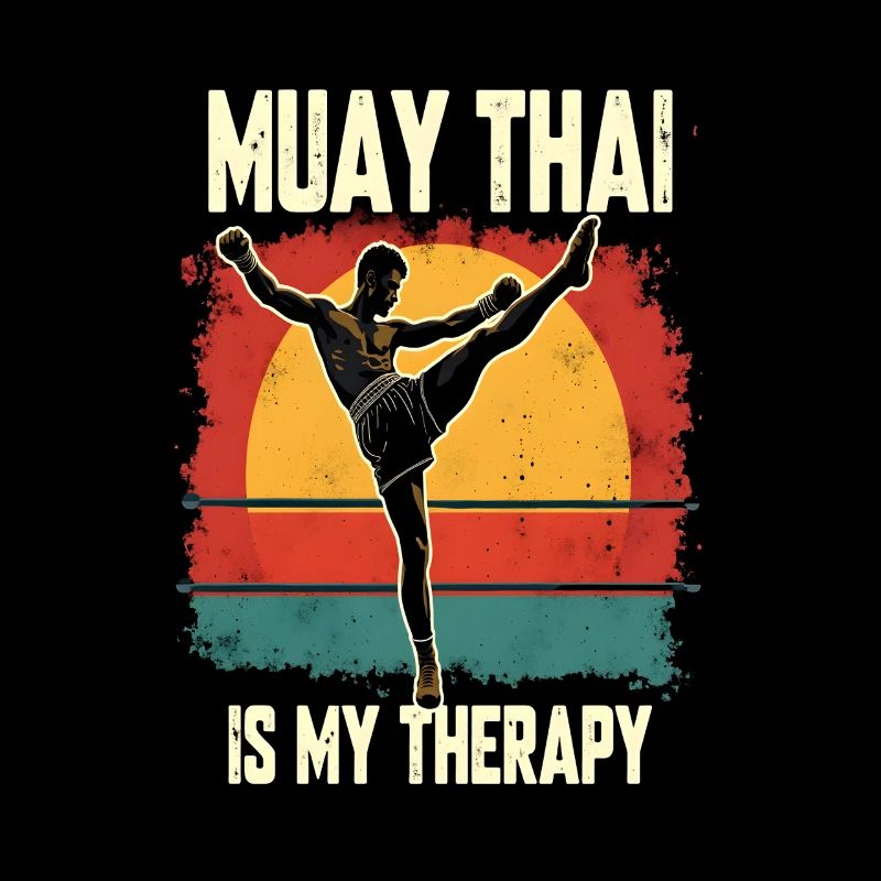 Drôle Muay Thai Boxe Muay Thai