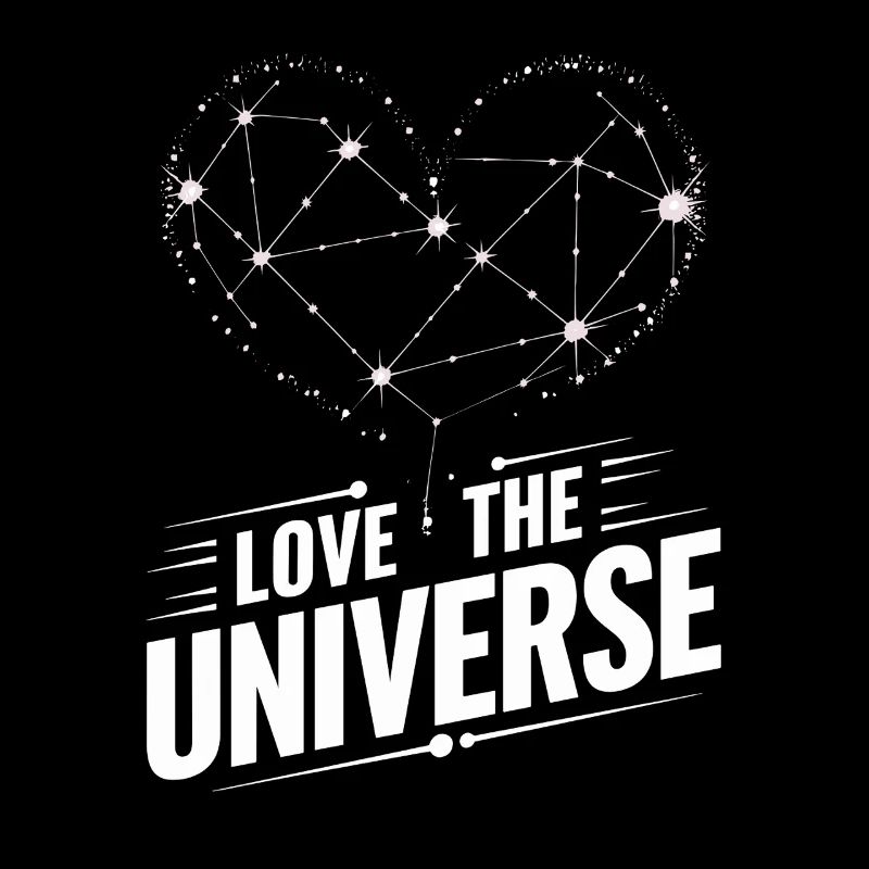  Love The Universe Sternbild Herz Kosmos