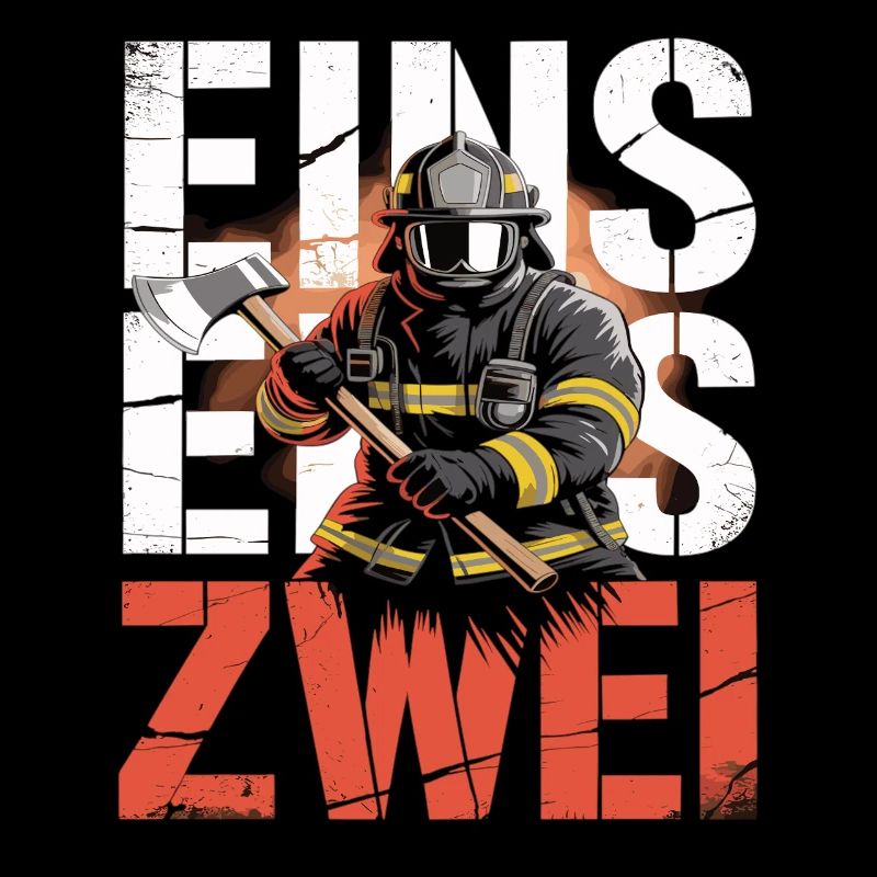 Feuerwehr Spruch – 112 Notruf Held in Aktion