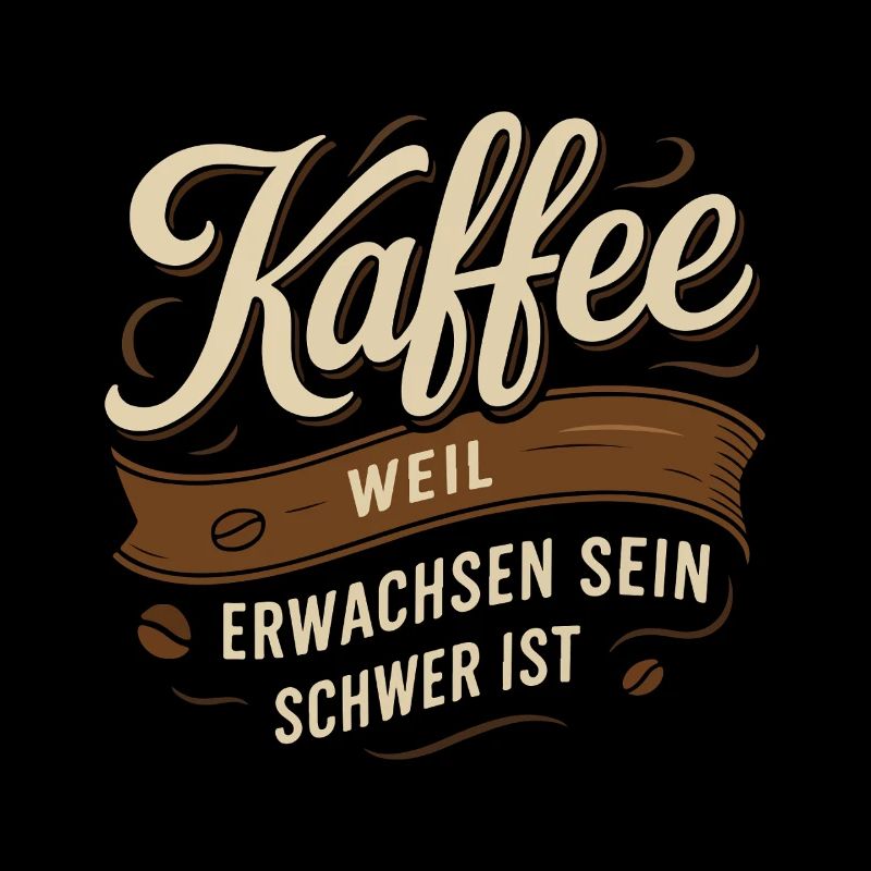 Kaffee – weil Erwachsen sein schwer ist