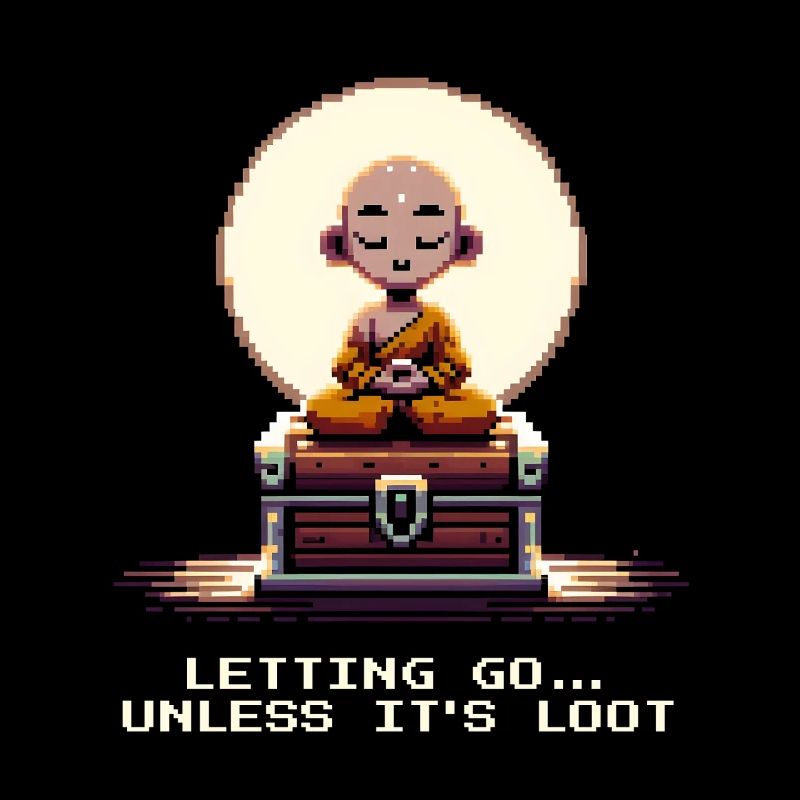 Release... unless it's loot | Zen, Humor, Gaming