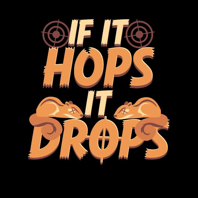 Eichhörnchenjäger Baumratte If It Hops It Drops