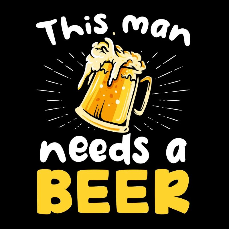 This Man Needs a Beer