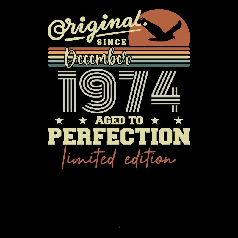 Anniversaire 51 ans | Originale Décembre 1974