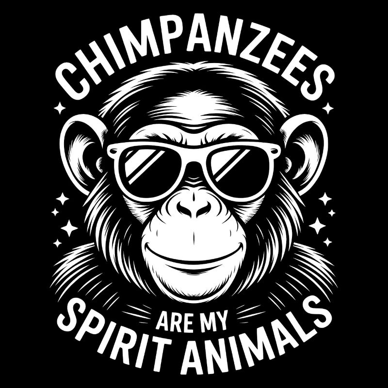 Schimpanse Spruch Affe Lustige Schimpanse Geschenk
