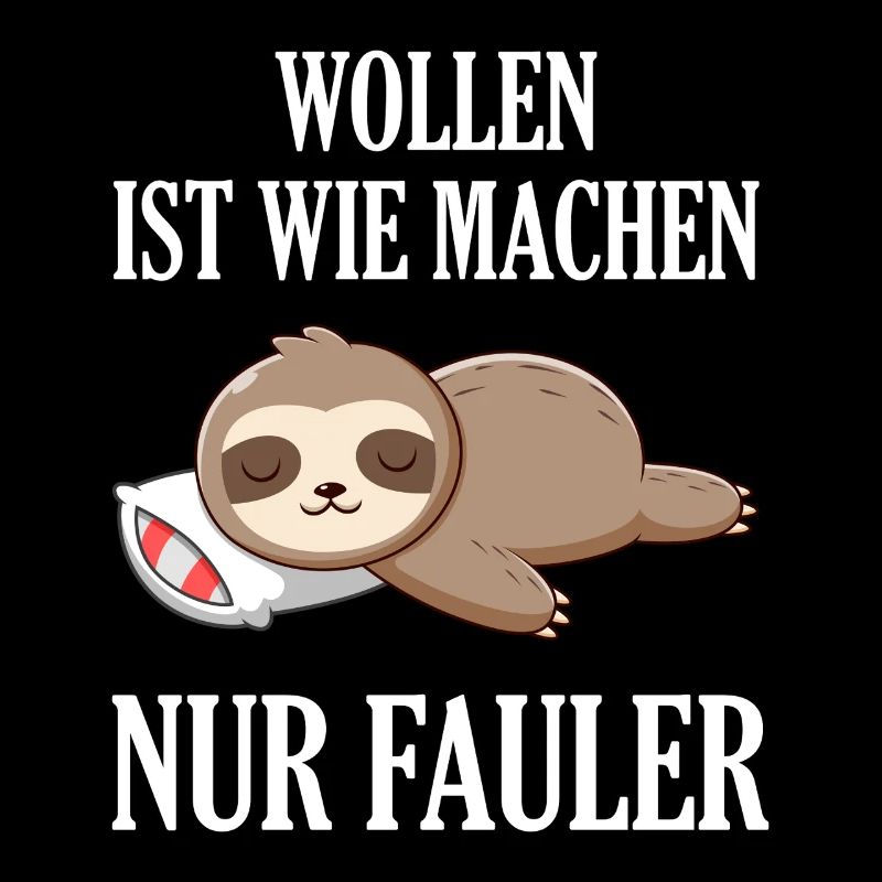 Faultier Trägheit: Wollen Ist Machen