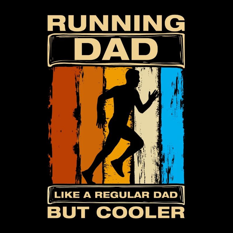Running Dad Funny Running Jogging Runner