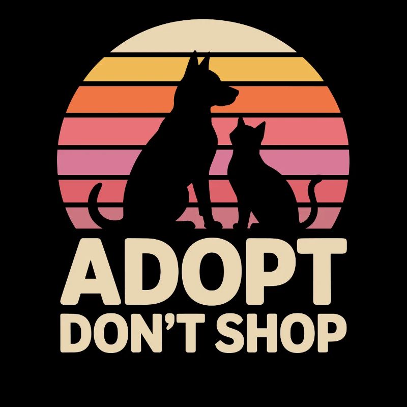 Adopt Don't Shop: Tierliebe Statement