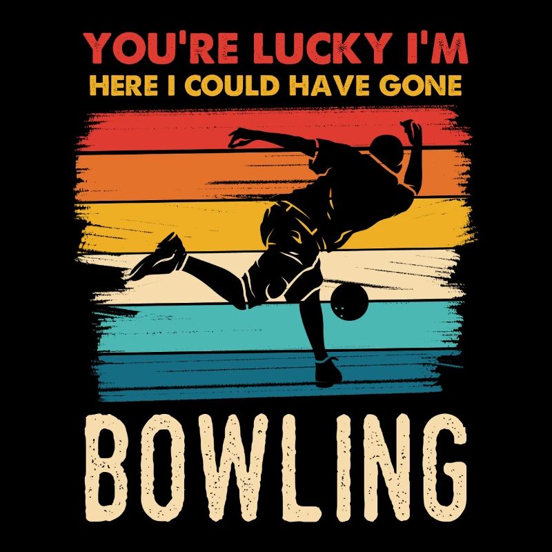Glück, ich bin hier zum Bowling