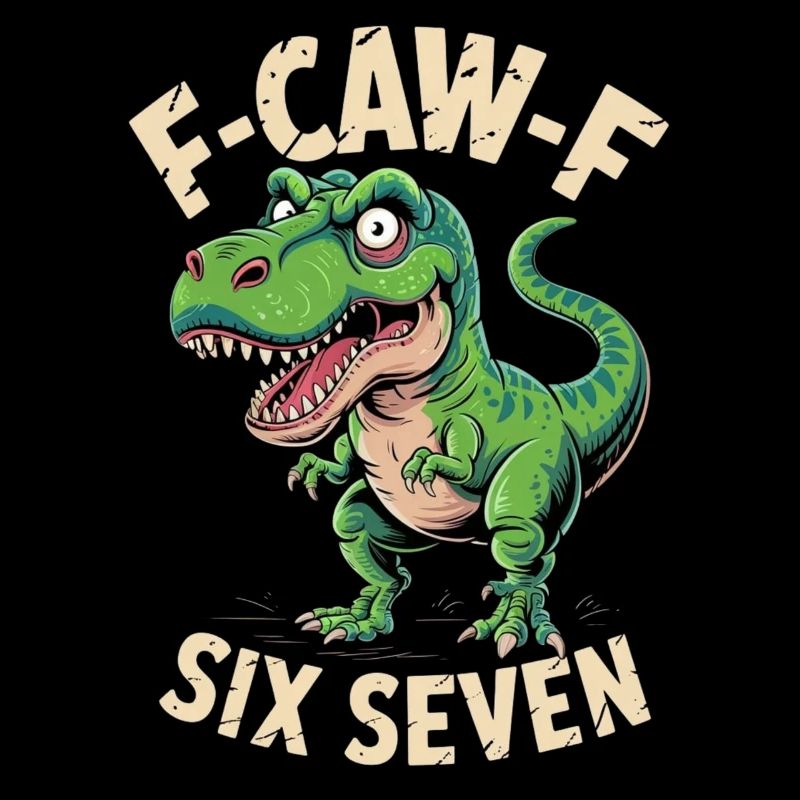 Kräischen Dino Sechs Sieben