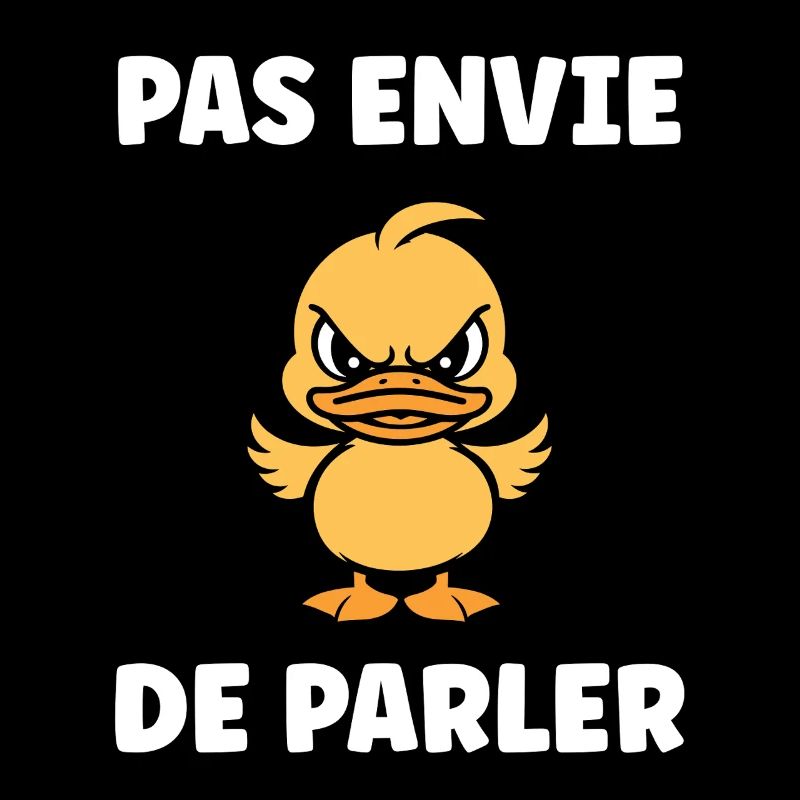 Pas envie de parler Canard