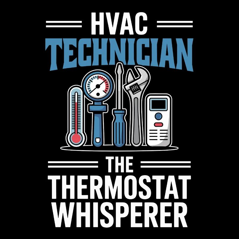 Thermostat Flüsterer HVAC Techniker Geschenk
