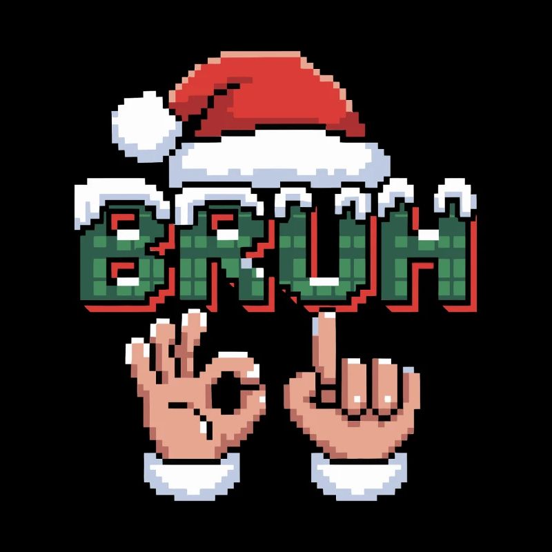 Santa 67 Bruh Weihnachtsmeme