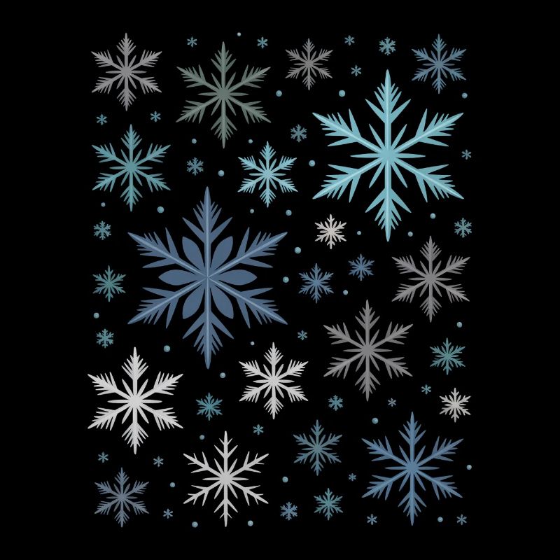 Flocons de neige Noël d’hiver