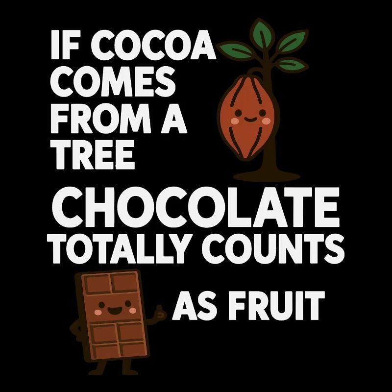Le chocolat est un fruit – l’expression humoristique du cacao