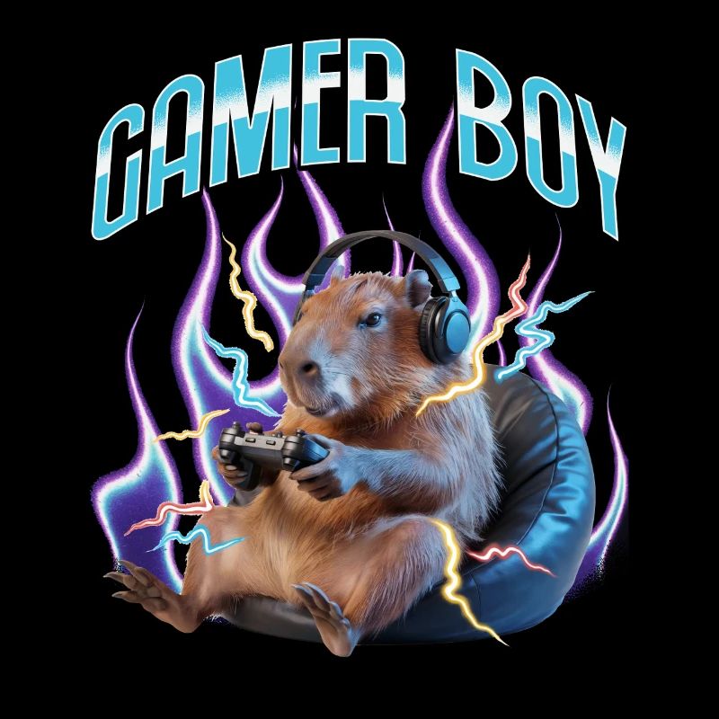 Joueur Drôle de Capybara