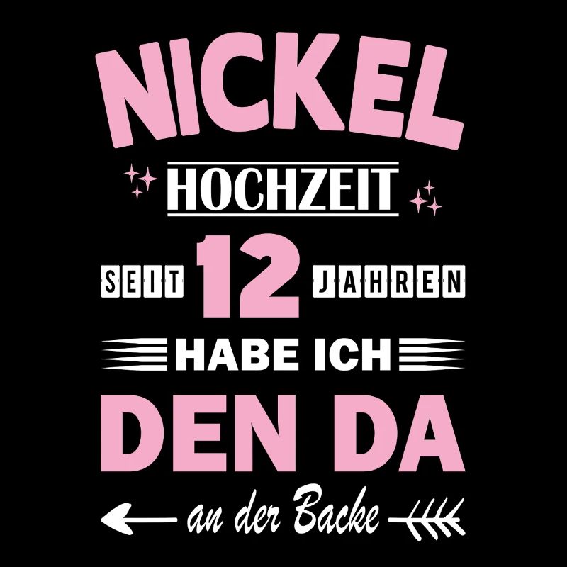 Nickel Mariage 12e anniversaire de mariage Épouse