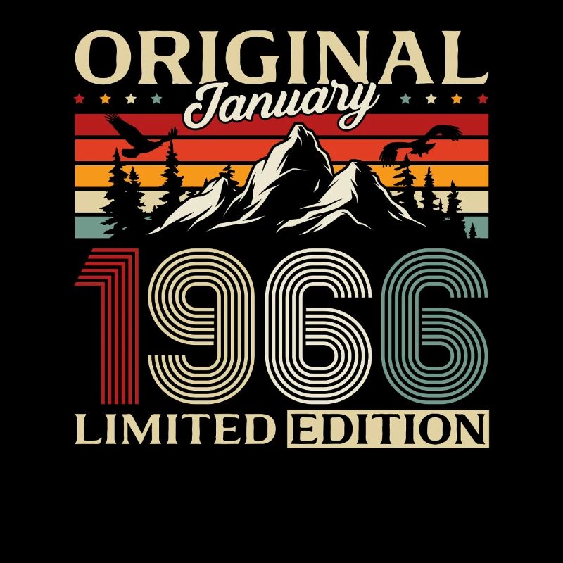 60e anniversaire Original Millésime janvier 1966