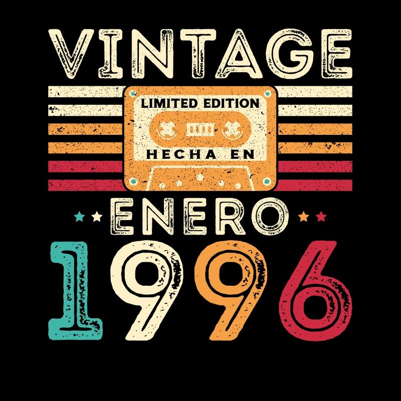 Januar 1996 Retro Vintage Geburtstagsgeschenk