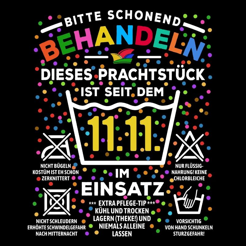 seit 11.11. im Einsatz | Karneval Kostüm