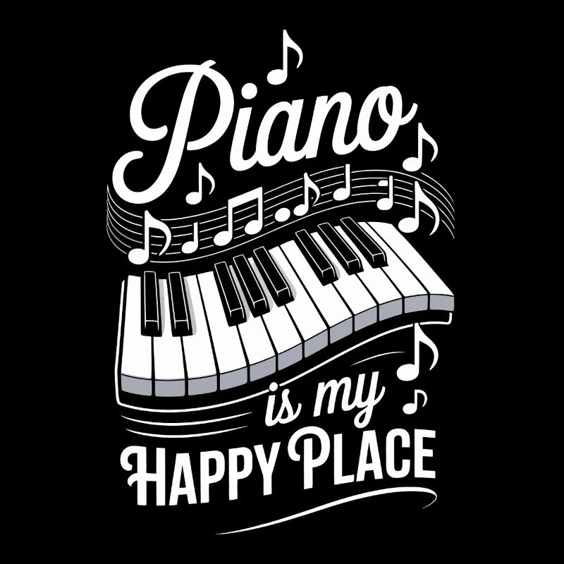 Le piano est mon endroit heureux