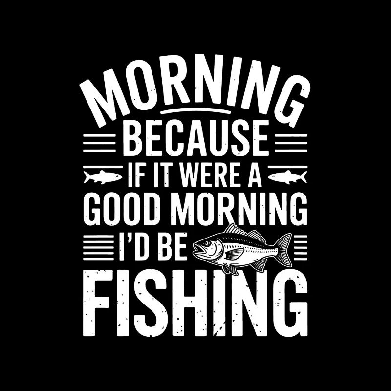 T-shirt graphique Chuckle Fish du matin