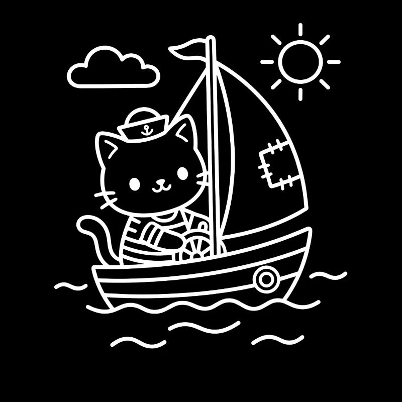 Voile de Kawaii Cat