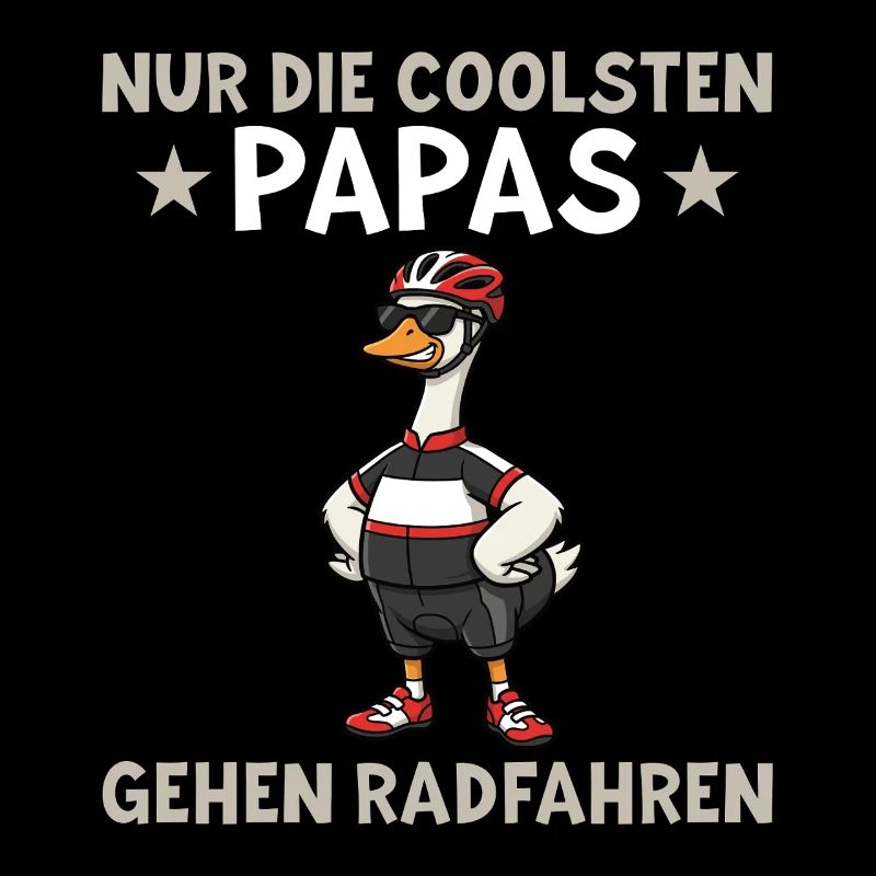 Fahrrad Papa Gans - Radfahrer Vatertag