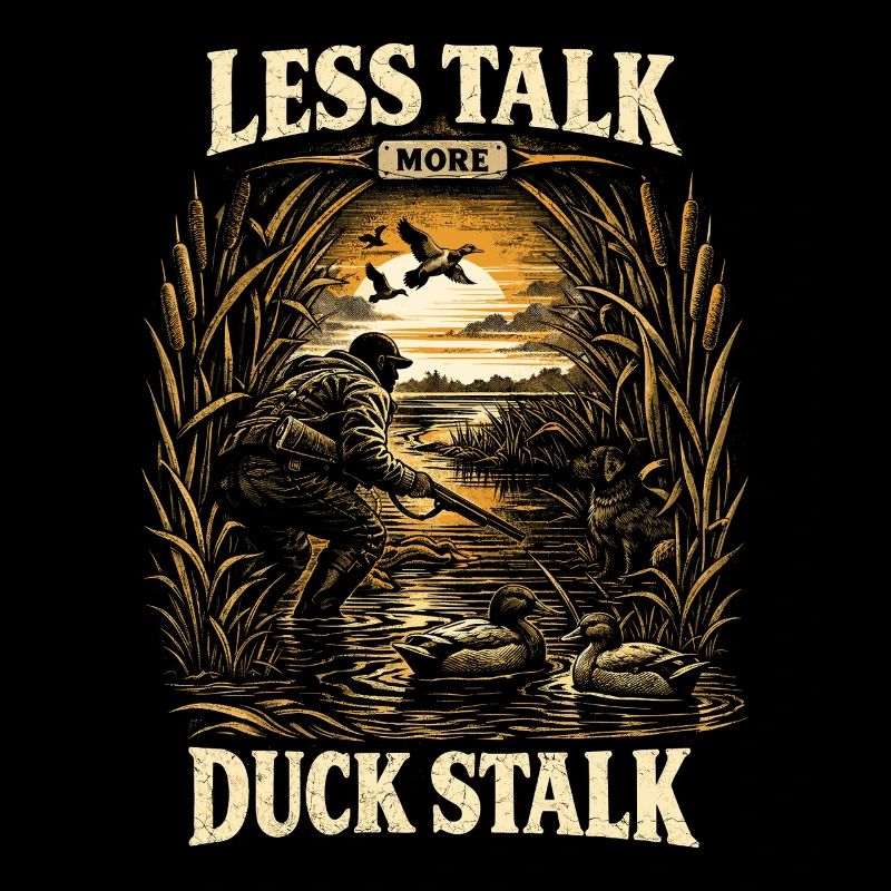 Entenjagd Less Talk More Duck Stalk