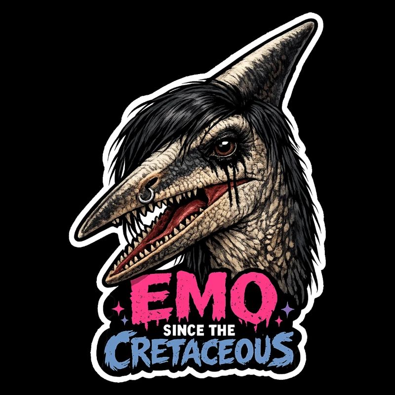 Emo Dinosaur, Sad Dino, Emotional