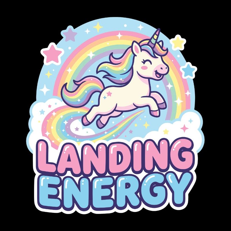 Landing Energy Einhorn Regenbogen