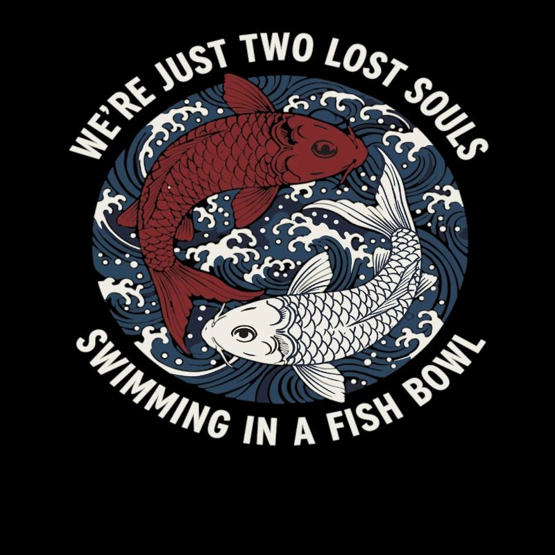Koi Fish Japan Tattoo Saying