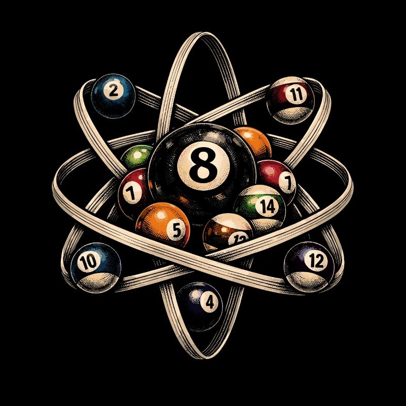 8-Ball Billard Physik