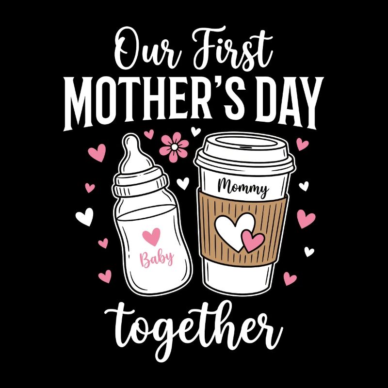 First Mothers Day Together Geschenk Mama