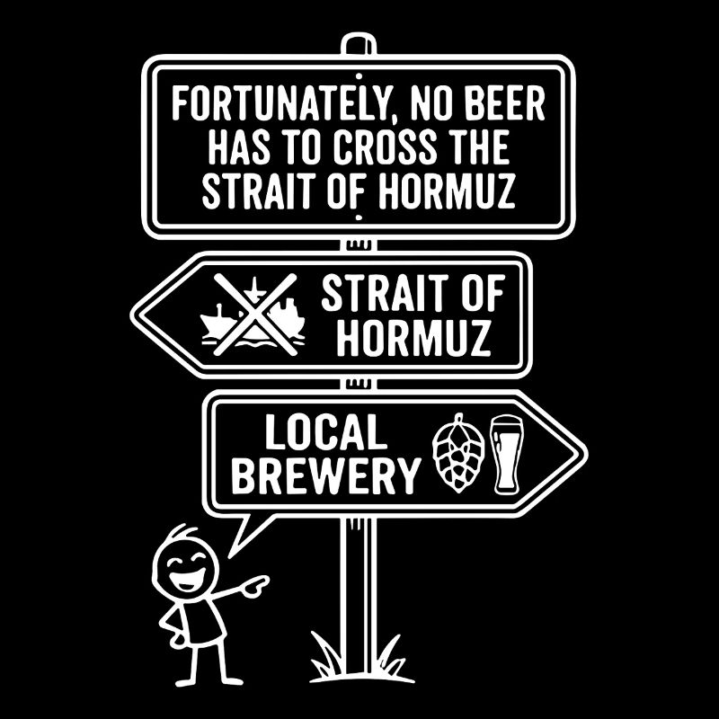 Heureusement, pas d’humour à la bière à la manière d’Hormuz