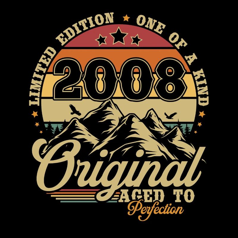 Cadeau d’anniversaire vintage original de 2008