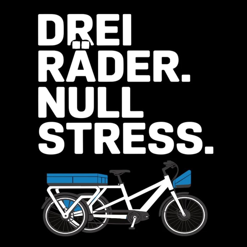 Drei Räder Null Stress Lastenrad