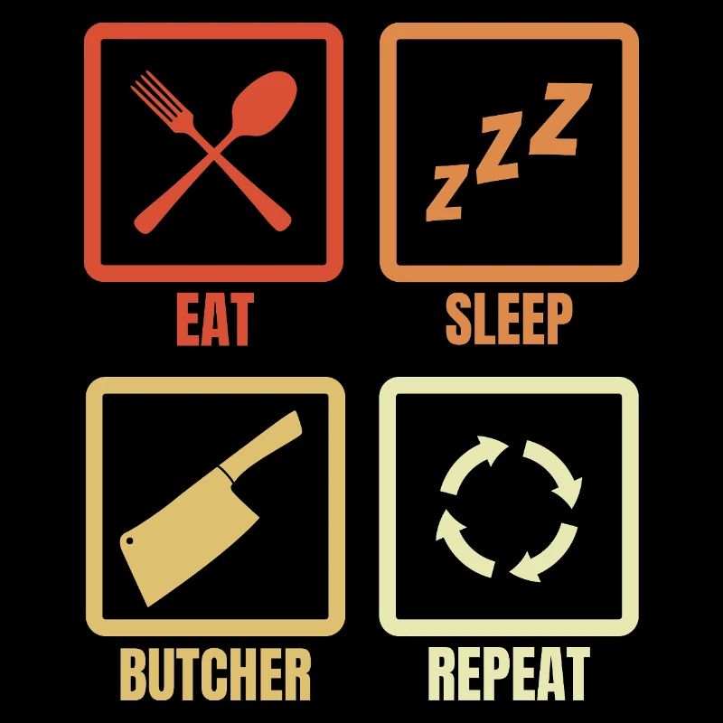 Manger Dormir Boucher Répéter