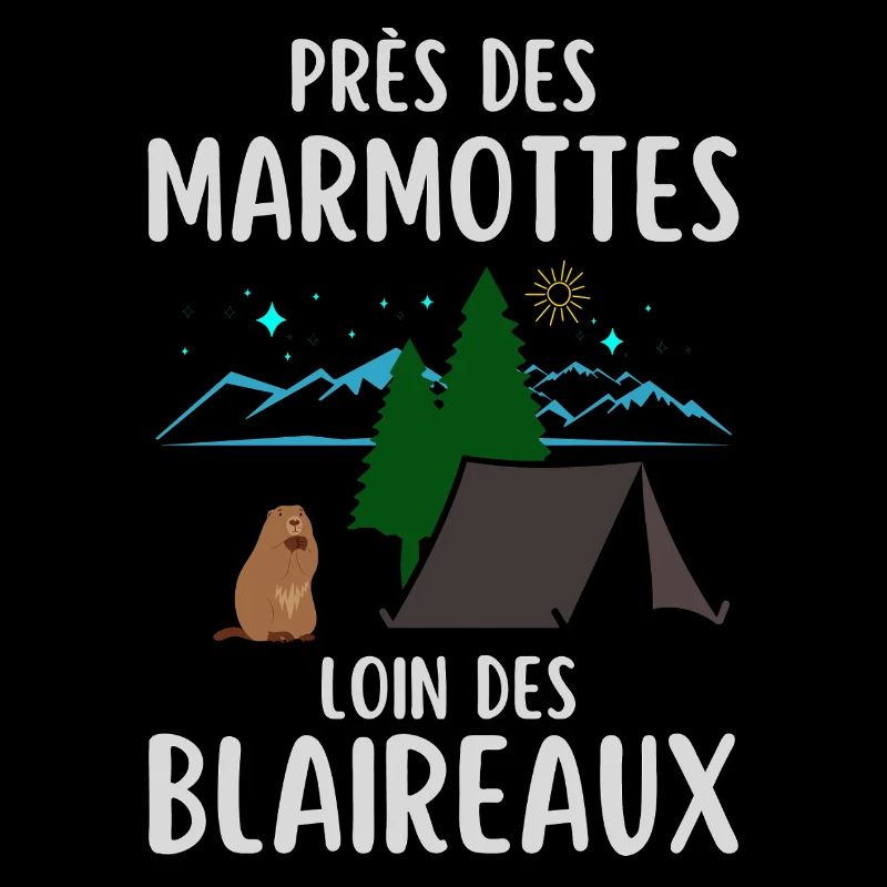 Murmeltier Camping Humor Zitat