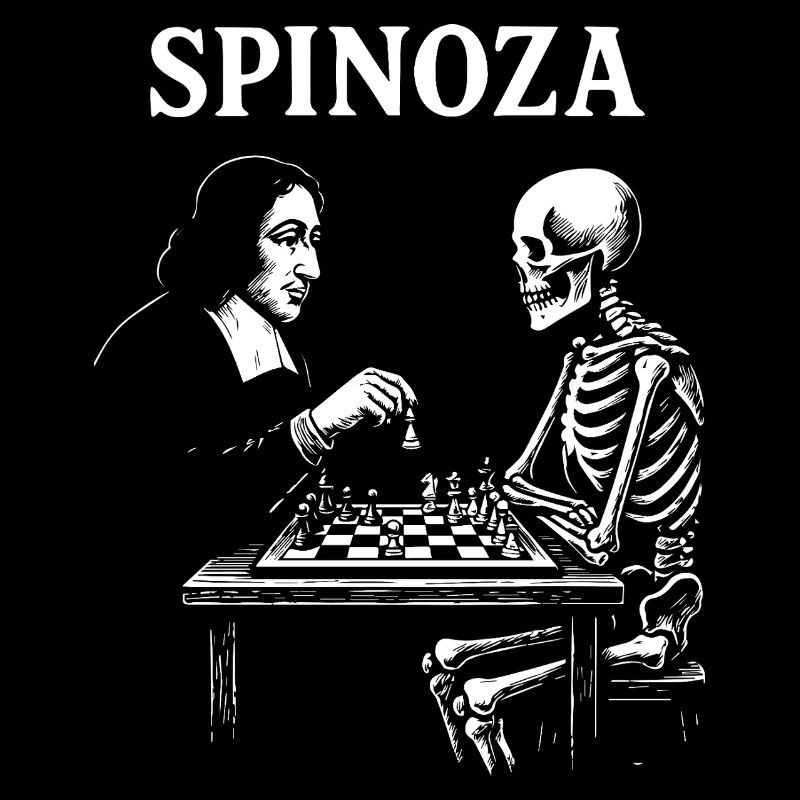 Spinoza Echecs avec squelette