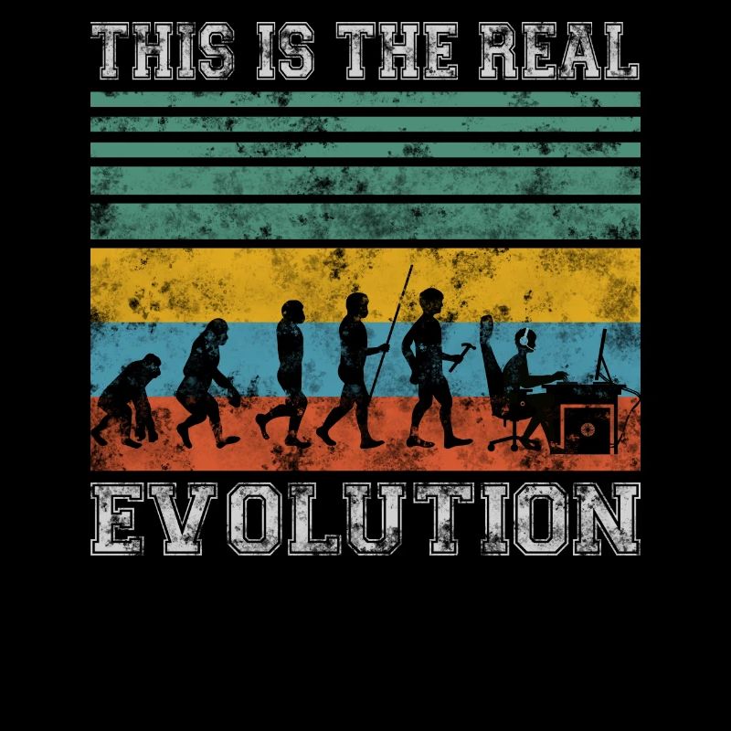 Zocker Gamer Evolution Shirt Geschenk