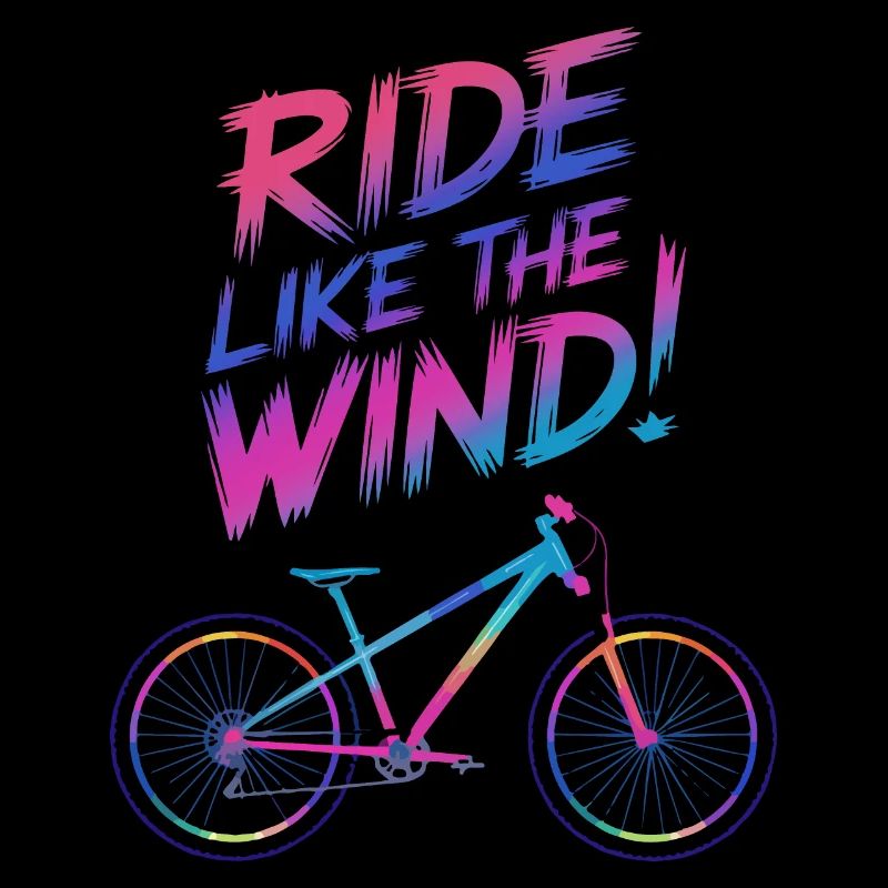 illustration de vélo de planche à voile vibrante