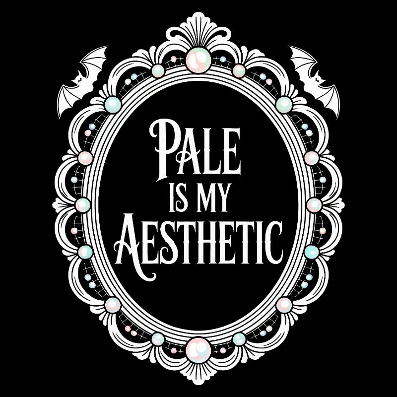 Pale Aesthetic Frame Typography