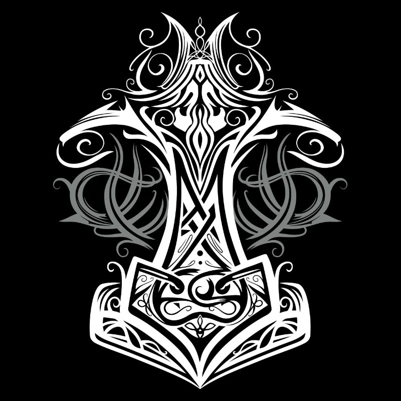 Thors Hammer Mjolnir Wikinger Symbol